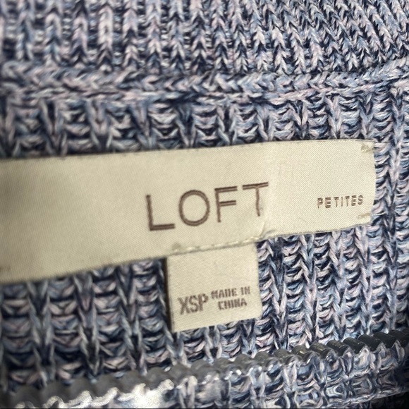 LOFT Cotton Sweater Side button detail - Picture 8 of 11